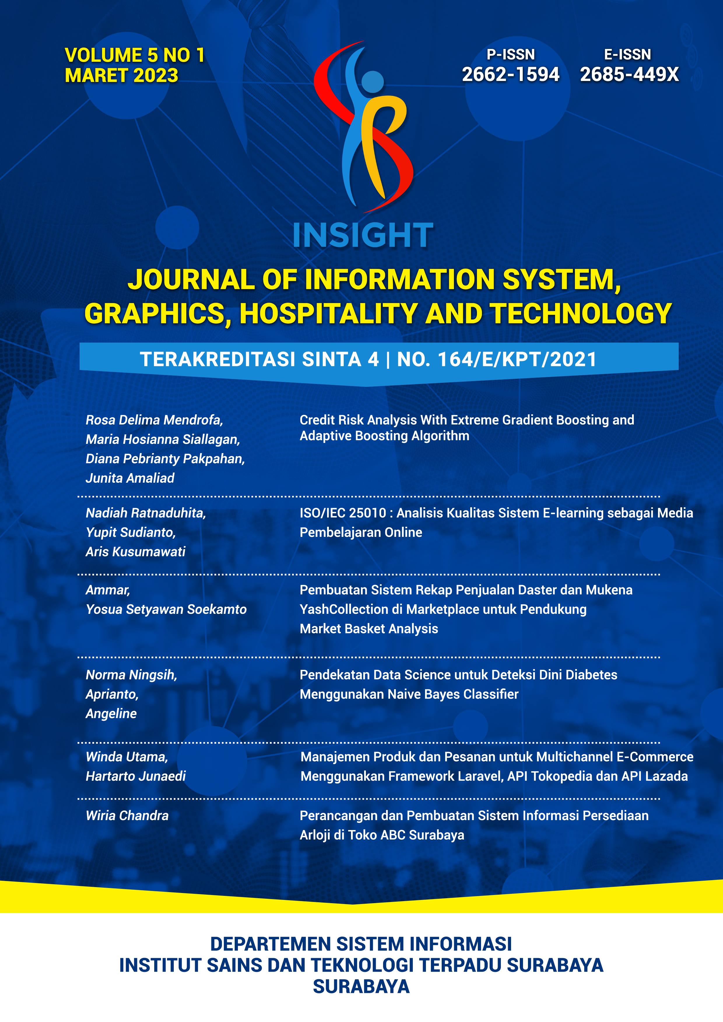 					View Vol. 5 No. 1 (2023): Journal of Information System, Graphics, Hospitality and Technology
				