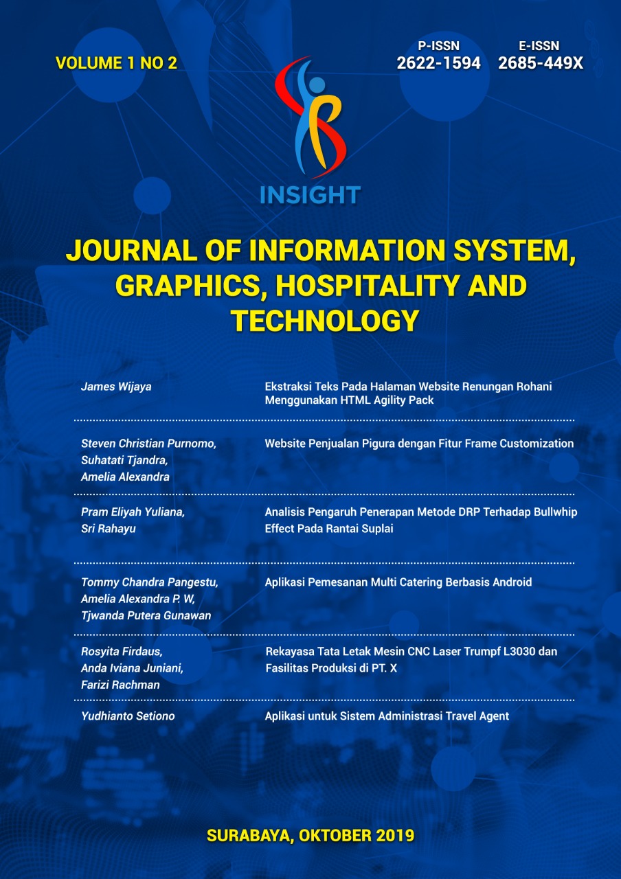 					View Vol. 1 No. 02 (2019): Journal of Information System,Graphics, Hospitality and Technology
				