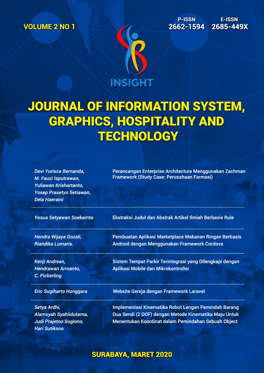 					View Vol. 2 No. 01 (2020):  Journal of Information System,Graphics, Hospitality and Technology
				
